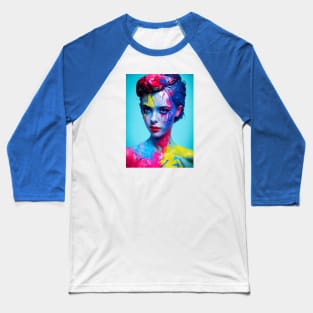 Hepburn in Paint Baseball T-Shirt